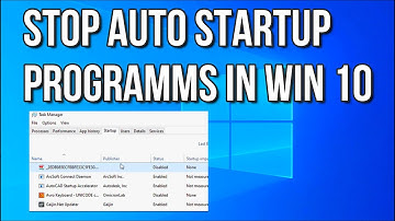 How to Stop / Disable Startup Program in Windows 10 PC