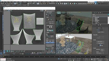 3DS MAX Videocourse - 19 - Materials and UV Map, Texture Unwrap, Exporting, Packaging, 3D Painting