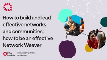 How to be an effective Network Weaver