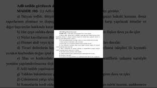 Adli Tatil Gerekli Mi?