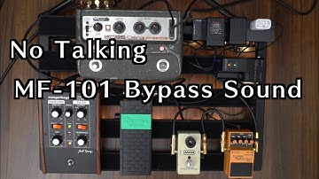 [No Talking] Mooger Fooger MF-101 Lowpass Filter preamp [Like a John Frusciante