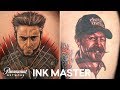 Top 6 Portrait Tattoos: From Wolverine to Oliver Peck | Ink Master