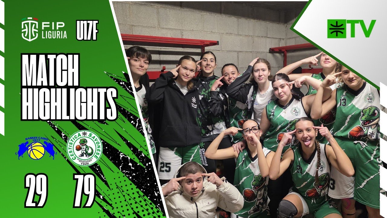 BASKET CAIRO - CESTISTICA SV U17 FEMMINILE | MATCH HIGHLIGHTS 🤍💚