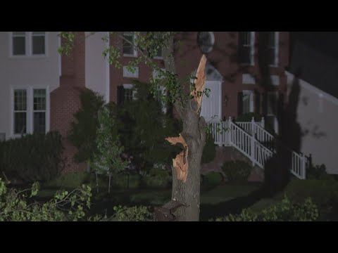Clean up after tornado touches down in Montgomery County - YouTube