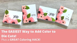 The EASIEST Way to Add Color to Die Cuts | Plus a GREAT HACK! by Kathya Kalinine 40,475 views 3 years ago 17 minutes
