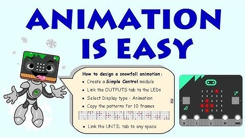 Animation on the BBC micro:bit – Mr Bit shows the easy way
