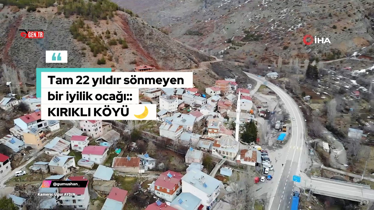 22 Yıllık İyilik Nöbeti: Gümüşhane'de Yoldan Geçenlerin Karnını Doyuran Köy!
