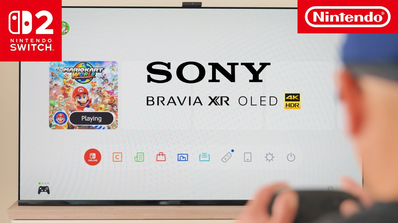 Nintendo Switch 2 Gameplay: Sony Bravia OLED 4K HDR Test - YouTube