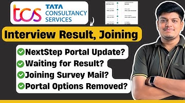 🔥TCS Portal Down? | TCS NQT Interview Result 2025 | TCS Joining Survey | TCS Official Mail Updates