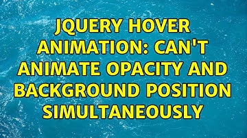 jQuery hover animation: Can
