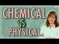 Chemical vs Physical Changes in Matter