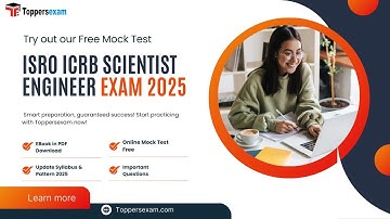 ISRO ICRB SCIENTIST ENGINEER Syllabus & Pattern 2025 | Questions Paper | Free Mock Test | Ebooks PDF