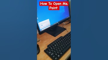 How To Open Ms . Paint #computer #tips #tricks #shorts #shortsyoutube