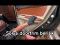 Bongkar doortrim pajero sport lama