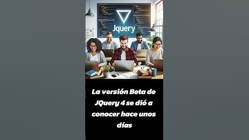 La Beta de JQUERY 4 está lista, no es broma!!!!. 😛 #javascript #jquery