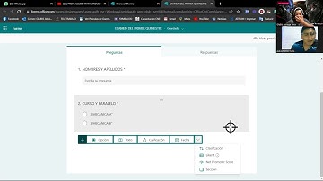 VIDEO TUTORIAL CREACIÓN DE EXAMENES EN FORMS OFFICE
