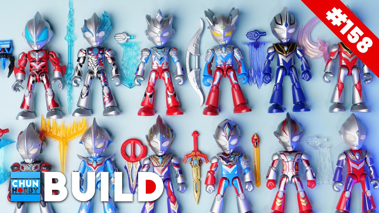 Ultraman Speed Build!! Giants of Light Collection!! | BLOKEES Model Kits | Beat Build
