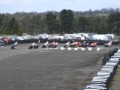 Scottish superbikes race start  lap 1