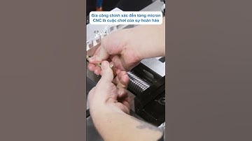 Gia công CNC chính xác đến từng micron #hitechacademy #cnc #cokhi #hitechedu