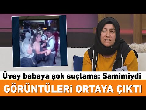 Baba ve üvey kızın görüntüleri ortaya çıktı! Üvey baba hakkında şok suçlama