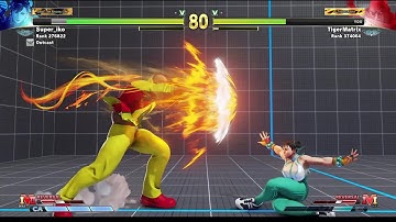 SFV Casual Match - CHUN-LI (Super-iko) vs SAGAT (TigerMatrix) LawShadowZ Said: Use More V-Reversal!