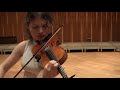 Prokofiev Vision Fugitive no  8 Caroline Adomeit, violin