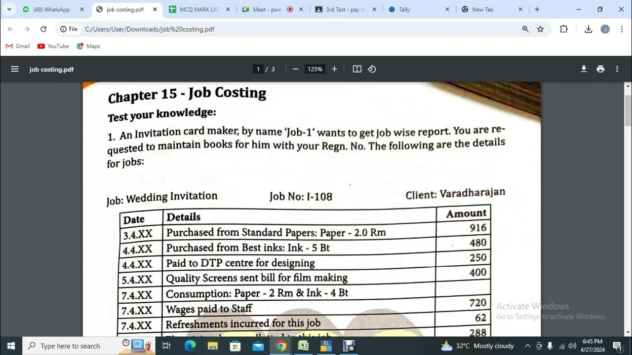 job Costing In Tally Prime YouTube job-costing-in-tally-prime-youtube
