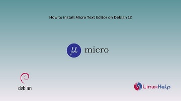 How to install Micro Text Editor on Debian 12