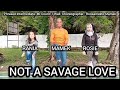 Not a savage love  line dance  demo by rania rosie  roosamekto  october 2020
