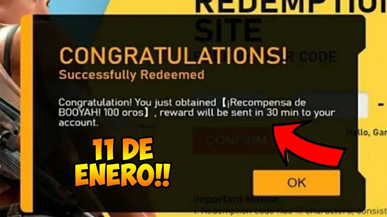 🎁 NUEVO CÓDIGO PARA FREE FIRE HOY 11 DE NOVIEMBRE 2020