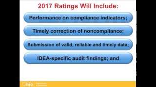 ODE: Special Education Ratings
