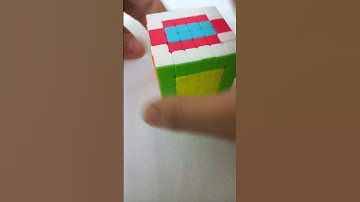 How to make a dot pattern on a Rubik