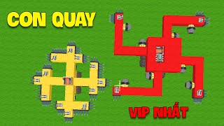 CUỘC THI CHẾ TẠO CON QUAY VIP NHẤT NOOB TEAM TRONG MINI WORLD