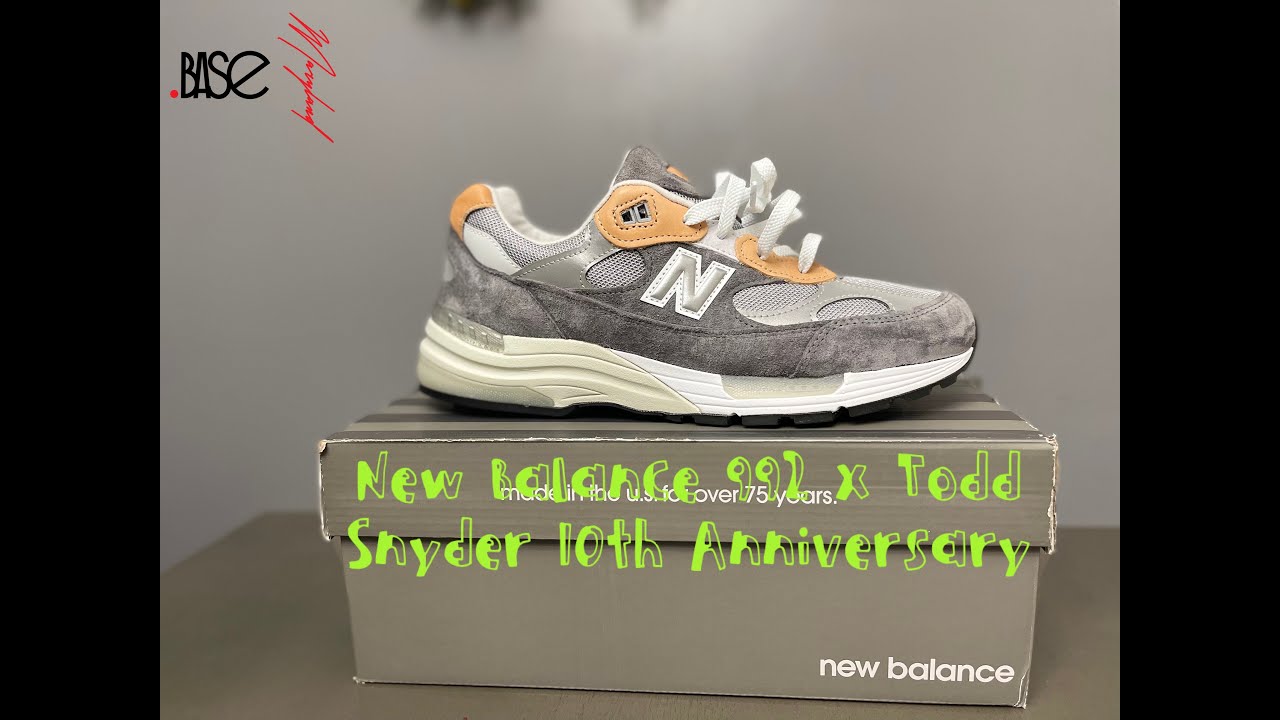 New Balance 992 x Todd Snyder 10th Anniversary - YouTube