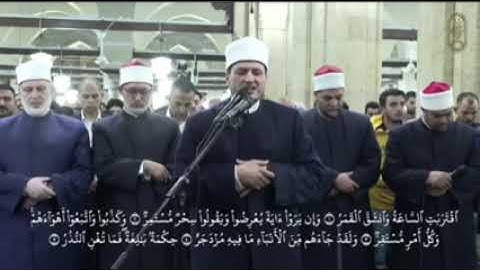 الشيخ د/أسامه الحديدي برواية السوسي عن ابو عمرو البصري صلاة التراويح في الجامع الازهر رمضان 2025