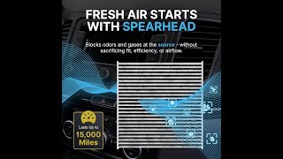 Spearhead Odor Defense Breathe Easy AC & Heater Cabin Filter Review: Up to 25% Longer Life