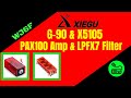 Radioddity PAX100 Amp and LPFX7 Low Pass Filter for Xiegu G-90 and X5105