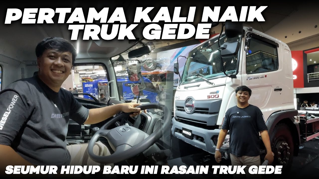 COCOK GAK😂 BARU INI NAIK TRUK BESAR TRUK HINO DI GIIAS 2025
