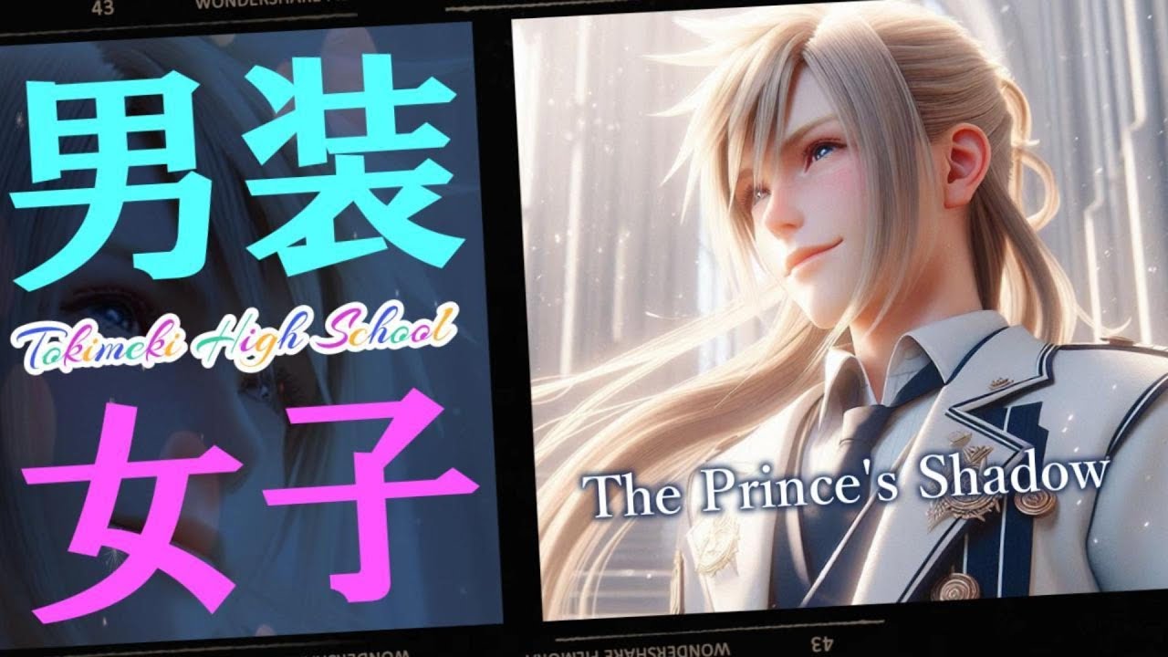 【プリンスの影】 ～ときめきメモリアル 男装女子～ 生成AI美少女 AI推しメン Animon版