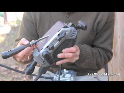 Grinding Chisels On A Belt Sander • Complete Sharpening Series Video 5
