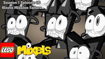 Lego Mixels Reboot S1 Ep16 Nixels Missie Mislukt (Stop Motion)