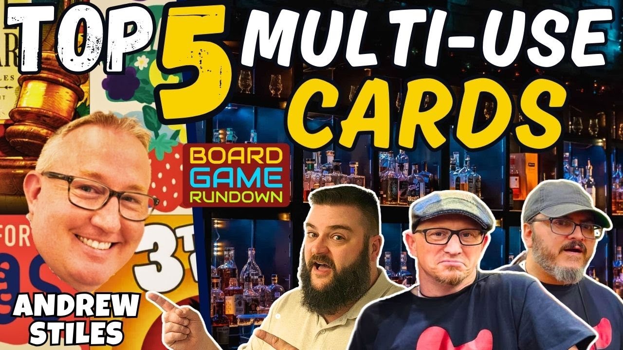 Top 5 Multi Use Cards With Andrew Stiles | WHISKEY WEDNESDAY LIVE @ 8!