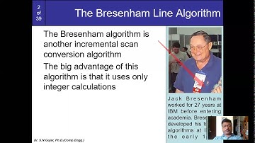 Computer Graphics Unit 1 Bresenhems Line Drawing Algorithm ppt Dr S N Gujar