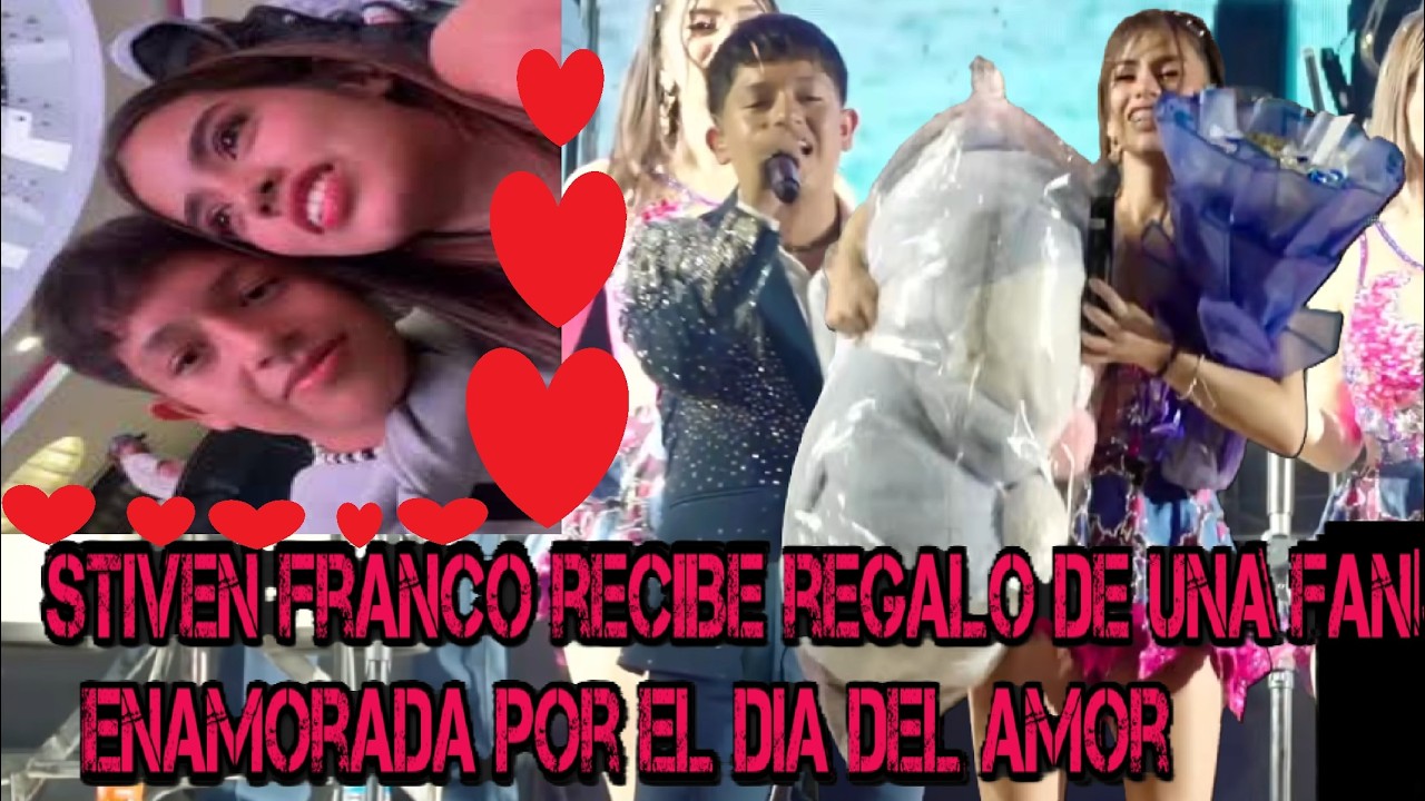 STIVEN FRANCO REGALA OSO DE PELUCHE A ARIANA POR EL DIA DE SAN VALENTIN  #oscarjunior #zully