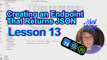 Lesson 13. Creating an Endpoint That Returns JSON (TypeScript, Node.js, React)