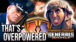 Air Force General vs Stealth General  Hard Difficulty with Commentary | C&C Generals Zero Hour