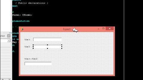 Format Ribuan Otomatis Pada TEdit - Delphi 7