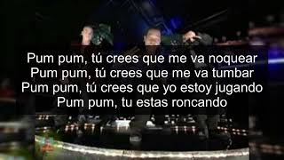 pumpin letra proyecto uno