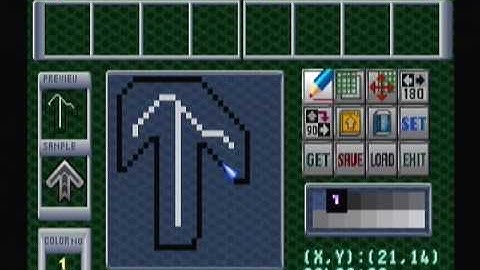 A brief demonstration of Paint Mode / Dance Dance Revolution 3rd MIX, Playstation