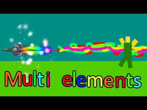 Multi Elements gamepass showcase | Roblox Elemental Magic Arena